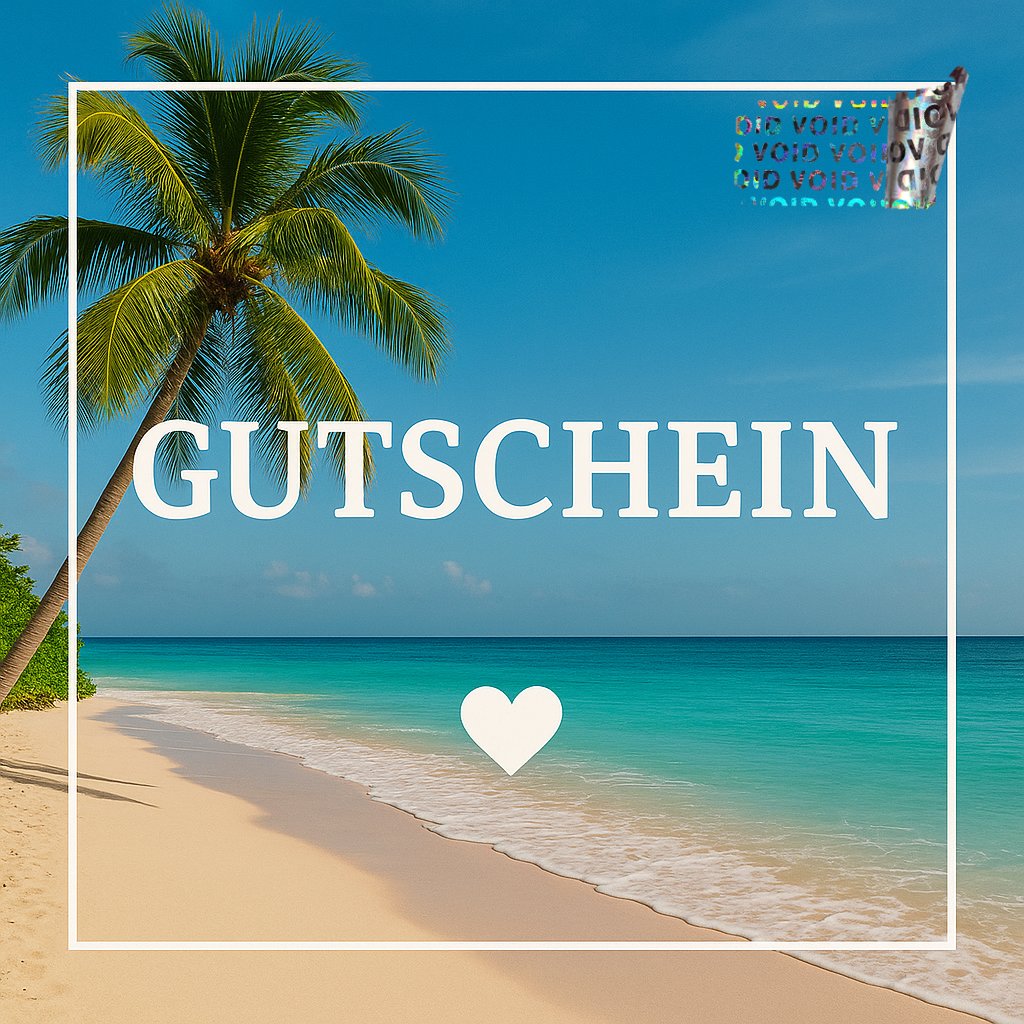 Siegelaufkleber auf offenem Gutschein