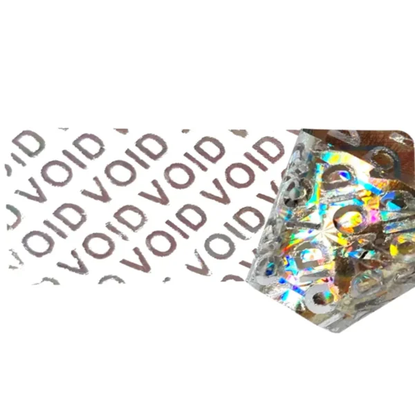 Hologramm Sticker Siegel selbstzerstörend