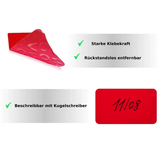 Verschlussetiketten-beschreibbar