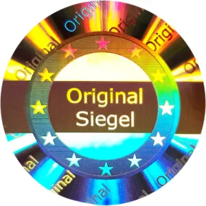 3D Hologramm Original-Siegel Klebepunkte