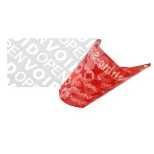 <b>Garantiesiegel <br>Aufkleber</b> <br>Seriennummer: <b>ja</b> <br>Rückstände: <b>ja</b> <br>48x25mm – rot <br><b>ab 60 Stück</b> - Zweites Bild