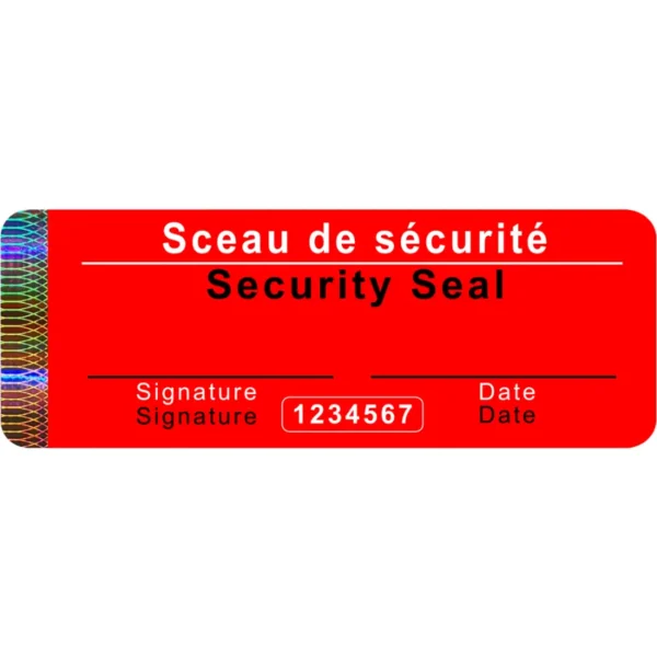 Sceau de sécurité