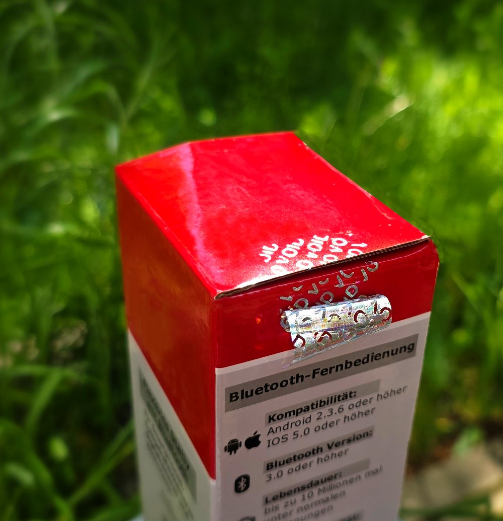 Klebesiegel-Verpackung-offen Klebesiegel auf offener Verpackung